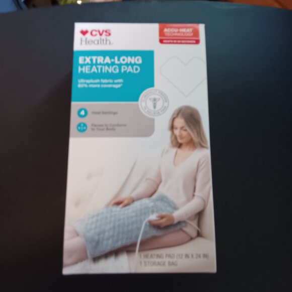 EXTRA LONG HEATING PAD NEW IN BOX - Picture 1 of 6